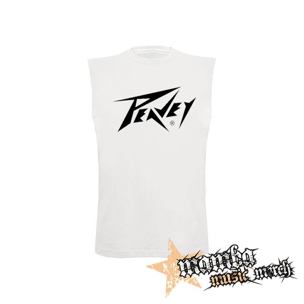 PEAVEY - Logo - biele detské tričko bez rukávov
