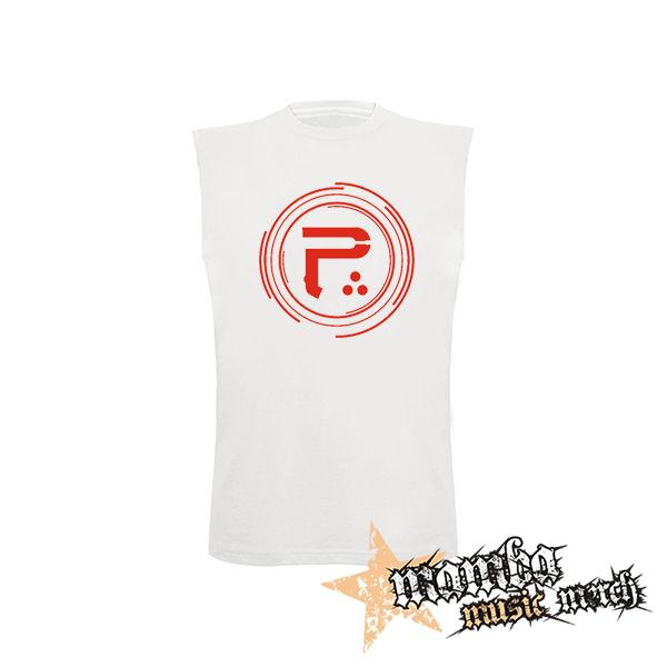 PERIPHERY - Red Logo - biele detské tričko bez rukávov