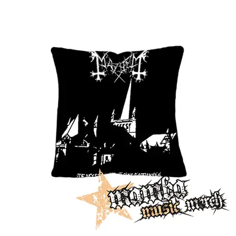 MAYHEM - De Mysteriis Dom Sathanas White Poster - vankúš
