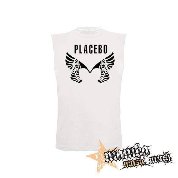 PLACEBO - Wings Logo - biele detské tričko bez rukávov
