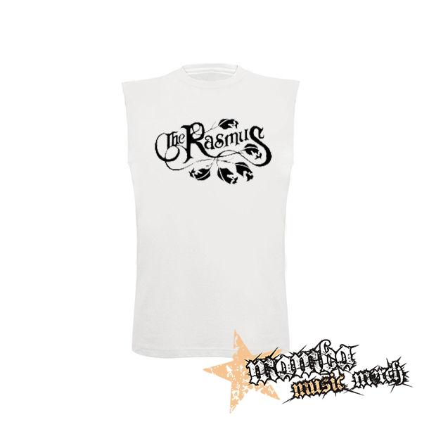 RASMUS - Logo - biele detské tričko bez rukávov