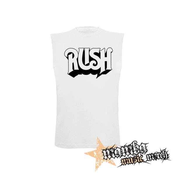 RUSH - Logo White - biele detské tričko bez rukávov