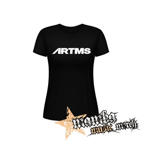 ARTMS - Logo Kpop Band - čierne dámske tričko