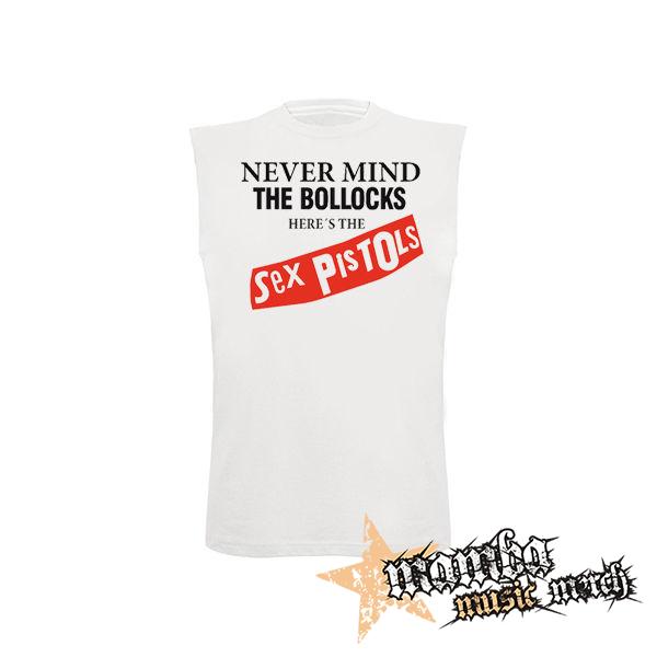 SEX PISTOLS - Never Mind The Bollocks - biele detské tričko bez rukávov
