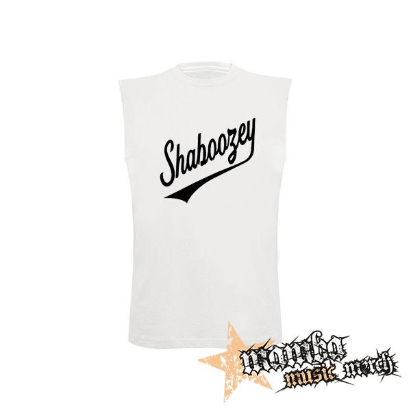 SHABOOZEY - Logo Singer - biele detské tričko bez rukávov