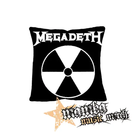 MEGADETH - Radioactivity Logo - vankúš