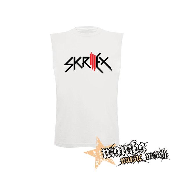 SKRILLEX - Logo - biele detské tričko bez rukávov