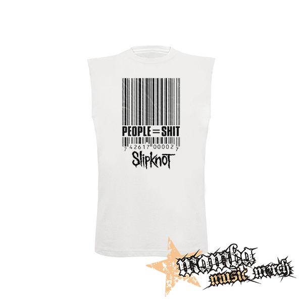 SLIPKNOT - People Shit - biele detské tričko bez rukávov