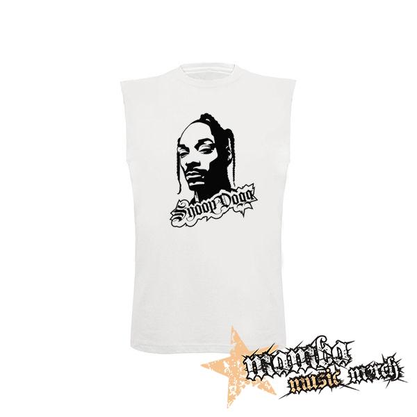 SNOOP DOGG - Logo & Portrait - biele detské tričko bez rukávov