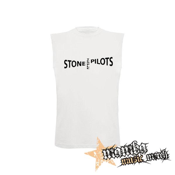 STONE TEMPLE PILOTS - Logo - biele detské tričko bez rukávov