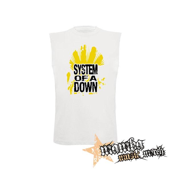 SYSTEM OF A DOWN - Sun - biele detské tričko bez rukávov