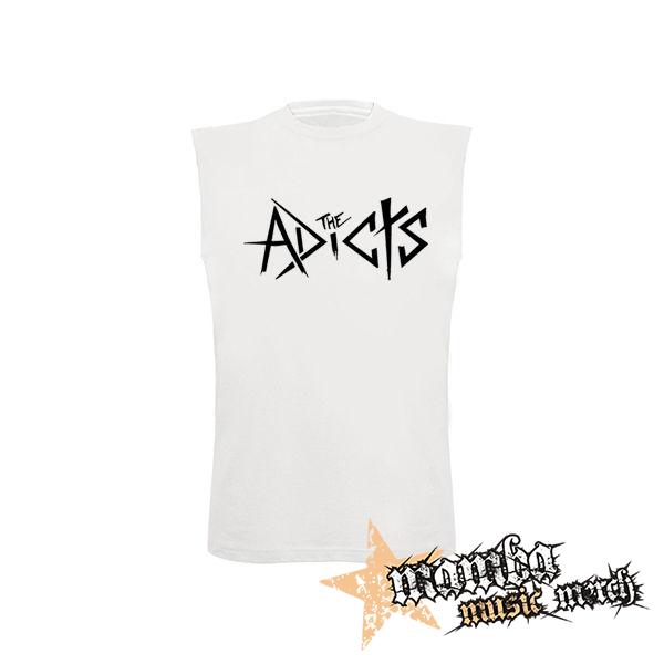 THE ADICTS - Logo - biele detské tričko bez rukávov