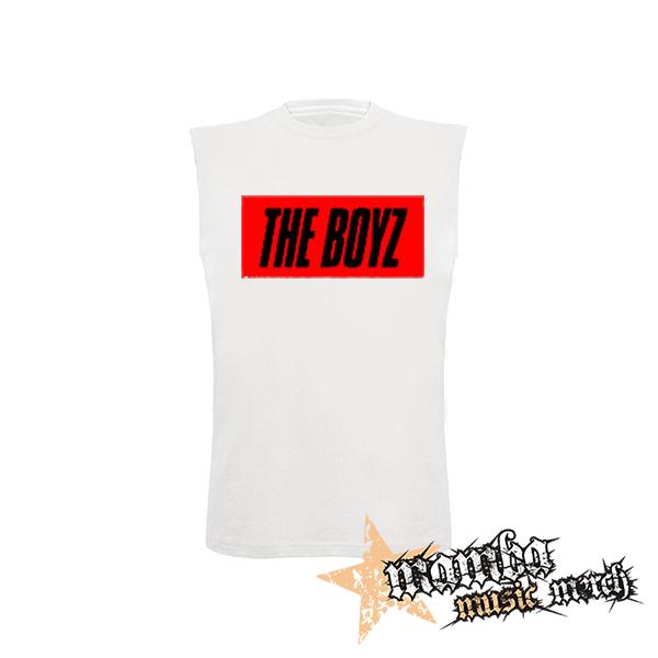THE BOYZ - Red Logo Debut Album - biele detské tričko bez rukávov