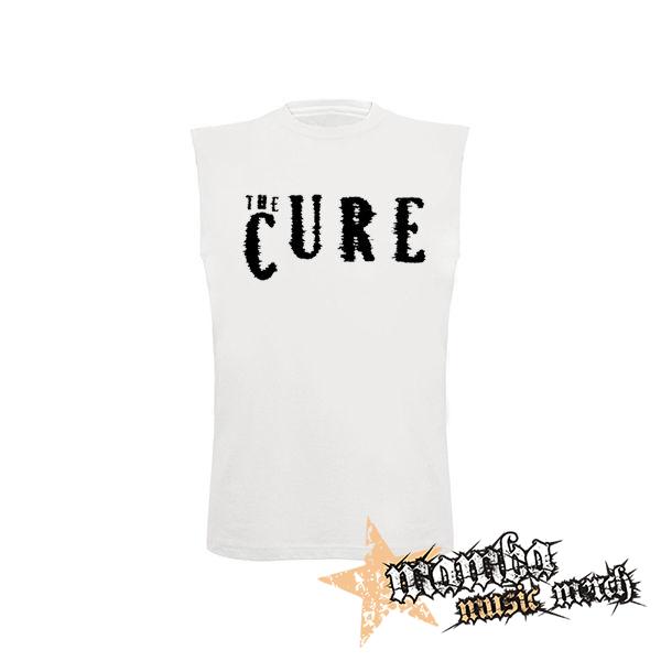 THE CURE - Logo - biele detské tričko bez rukávov