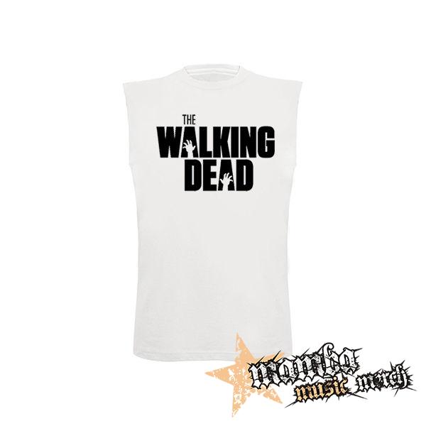 THE WALKING DEAD - Logo - biele detské tričko bez rukávov