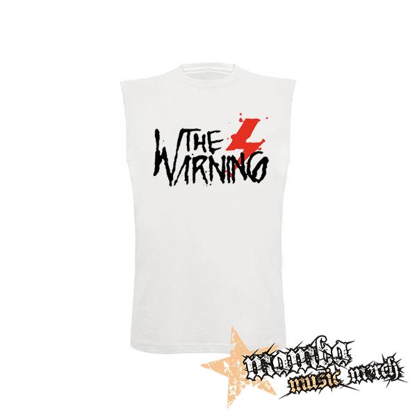 THE WARNING - Logo - biele detské tričko bez rukávov