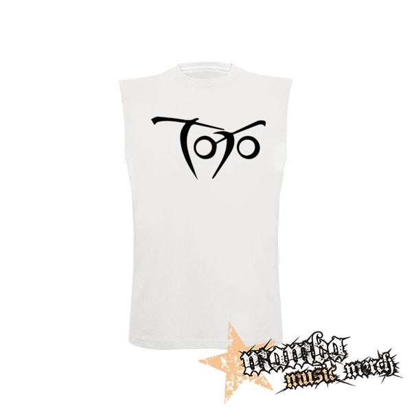 TOTO - Band Logo - biele detské tričko bez rukávov
