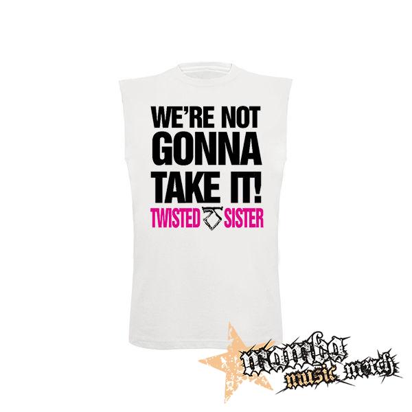 TWISTED SISTER - Were Not Gonna Take It - biele detské tričko bez rukávov