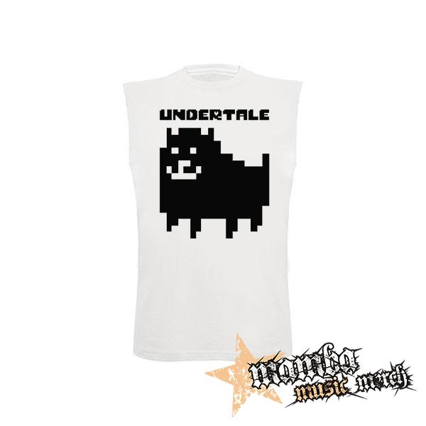 UNDERTALE - Annoying Dog - biele detské tričko bez rukávov