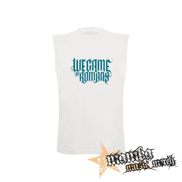 WE CAME AS ROMANS - Cyan Logo - biele detské tričko bez rukávov