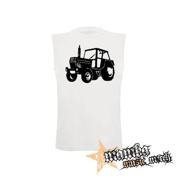 ZETOR - Traktor - biele detské tričko bez rukávov