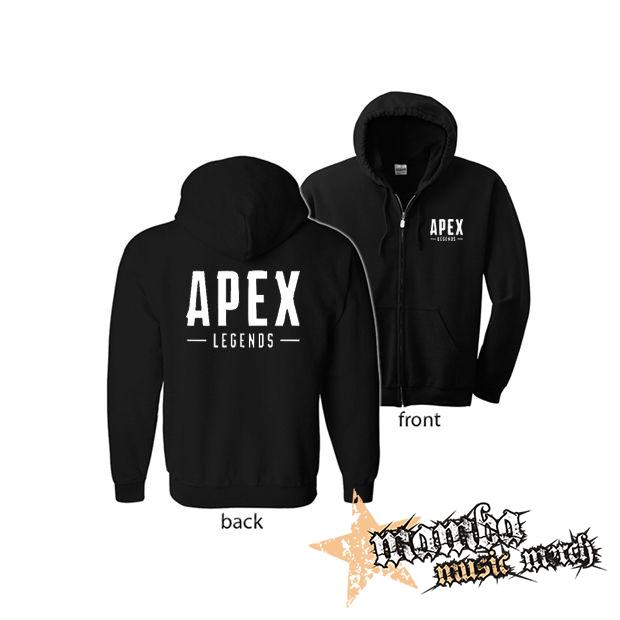 APEX LEGENDS - Logo Motive 2 (Hoodie Zip-Up) zipsová čierna mikina