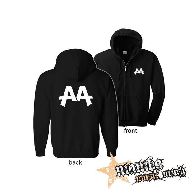 ASKING ALEXANDRIA - Crest (Hoodie Zip-Up) zipsová čierna mikina