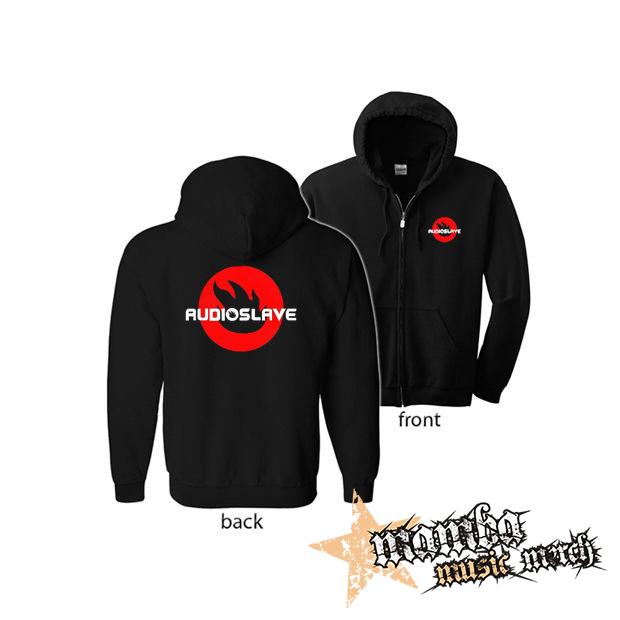 AUDIOSLAVE - Crest (Hoodie Zip-Up) zipsová čierna mikina