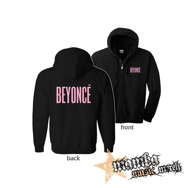 BEYONCÉ (Hoodie Zip-Up) zipsová čierna mikina