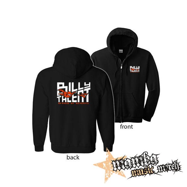 BILLY TALENT - Afraid Of Height Base Jumping 2016 (Hoodie Zip-Up) zipsová čierna mikina