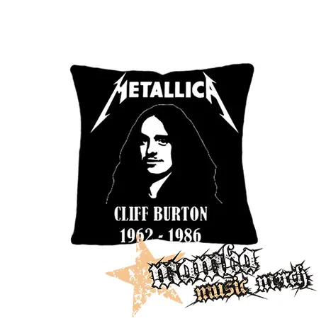 METALLICA - Cliff Burton 1962-1986 - vankúš