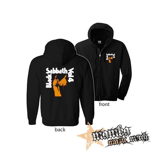 BLACK SABBATH - Vol.4 (Hoodie Zip-Up) zipsová čierna mikina