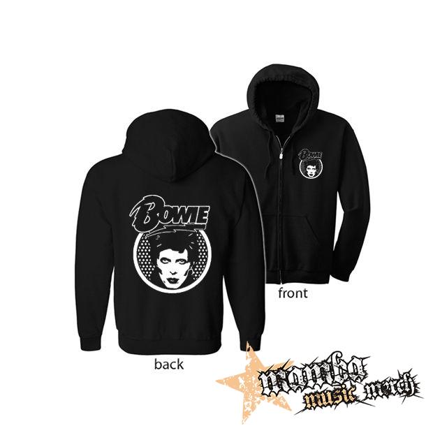 DAVID BOWIE - Sweet Thing (Hoodie Zip-Up) zipsová čierna mikina
