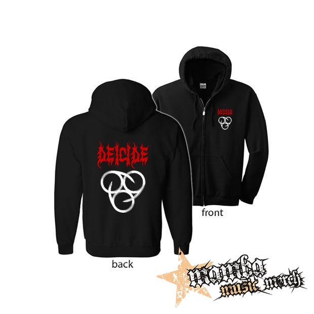 DEICIDE - Insineratehymn (Hoodie Zip-Up) zipsová čierna mikina