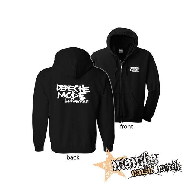 DEPECHE MODE - People Are People (Hoodie Zip-Up) zipsová čierna mikina