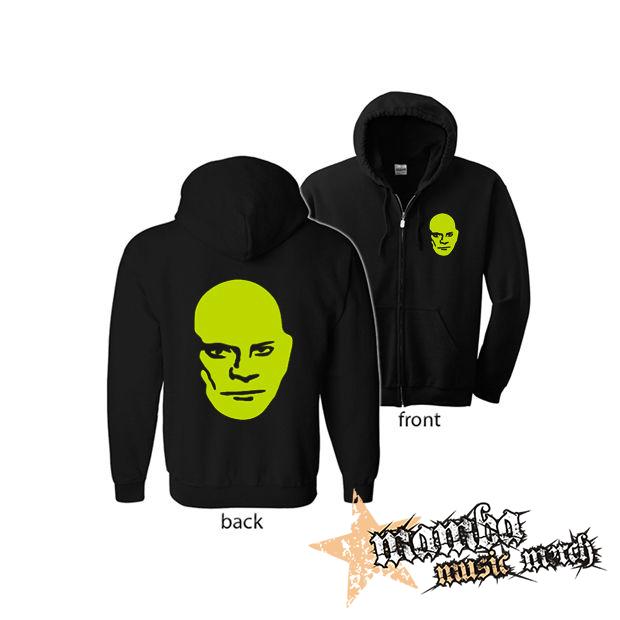FANTOMAS (Hoodie Zip-Up) zipsová čierna mikina