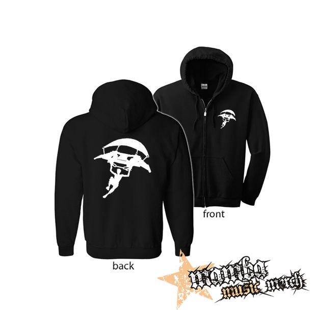 FORTNITE - Glider Man (Hoodie Zip-Up) zipsová čierna mikina