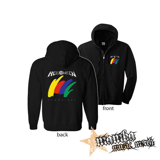 HELLOWEEN - Chameleon (Hoodie Zip-Up) zipsová čierna mikina