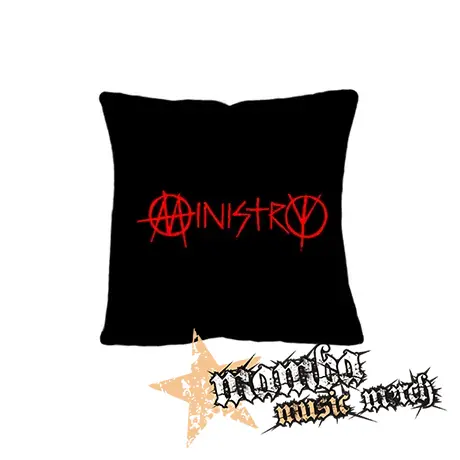 MINISTRY - Red Logo - vankúš