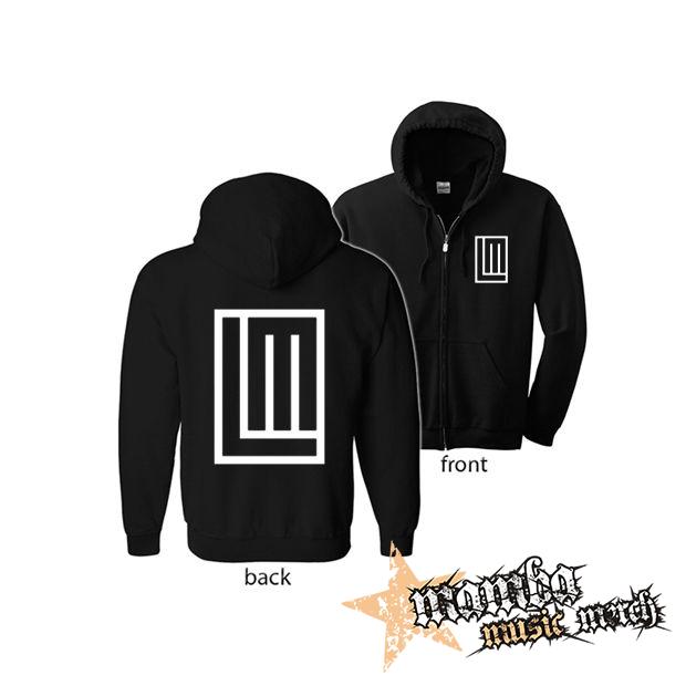 LINDEMANN - Symbol Crest (Hoodie Zip-Up) zipsová čierna mikina