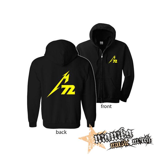 METALLICA - M72 (Hoodie Zip-Up) zipsová čierna mikina