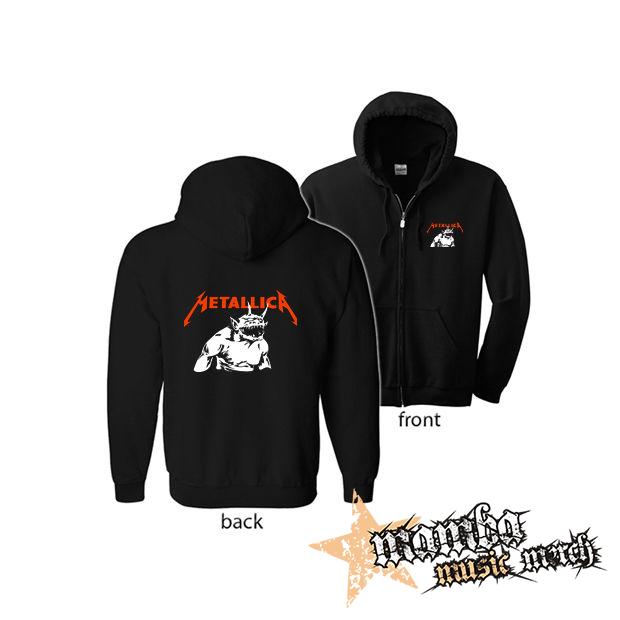 METALLICA - Monster Jump (Hoodie Zip-Up) zipsová čierna mikina