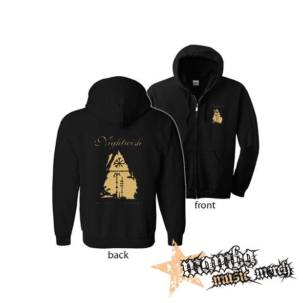 NIGHTWISH - Human Nature Motive 2 (Hoodie Zip-Up) zipsová čierna mikina