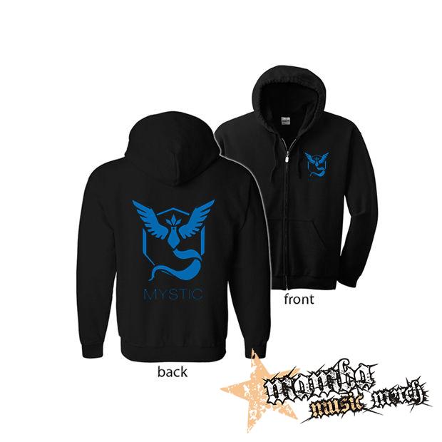 POKEMON - Mystic (Hoodie Zip-Up) zipsová čierna mikina