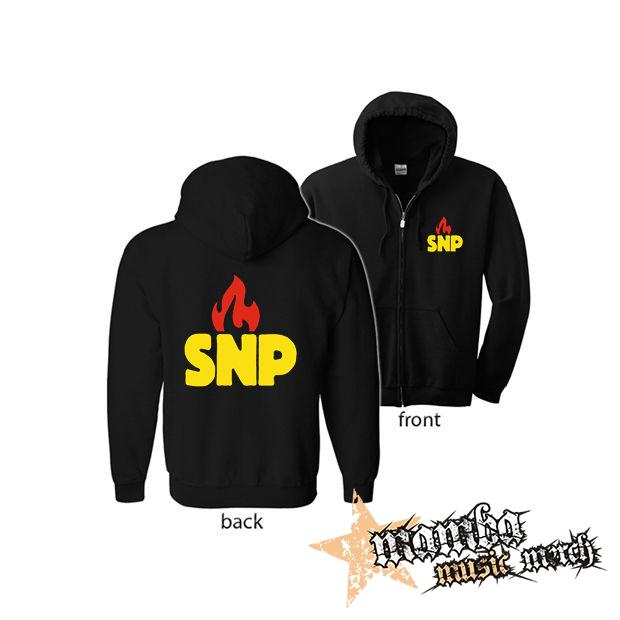 SNP - Slovenské Národné Povstanie (Hoodie Zip-Up) zipsová čierna mikina