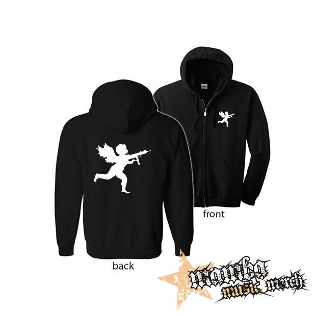 VANILLA ICE - Cupid (Hoodie Zip-Up) zipsová čierna mikina