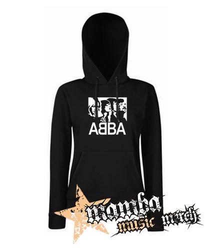 ABBA - Band - čierna dámska mikina