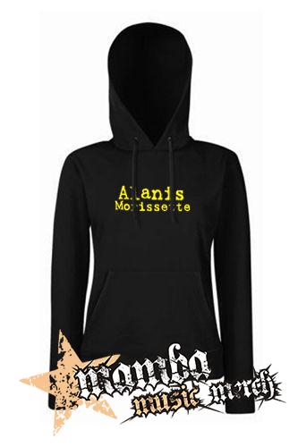 ALANIS MORISSETTE - Logo - čierna dámska mikina