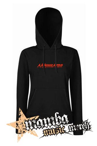 ANNIHILATOR - Logo Red - čierna dámska mikina