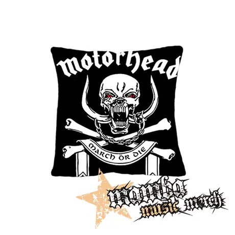 MOTORHEAD - March Or Die White - vankúš